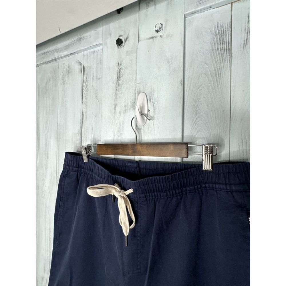 NWT RHONE NAVY BLUE EVERYDAY TWILL OFF HOURS DRAWSTRING ELASTIC WAIST PANTS‎ XL - Picture 6 of 16